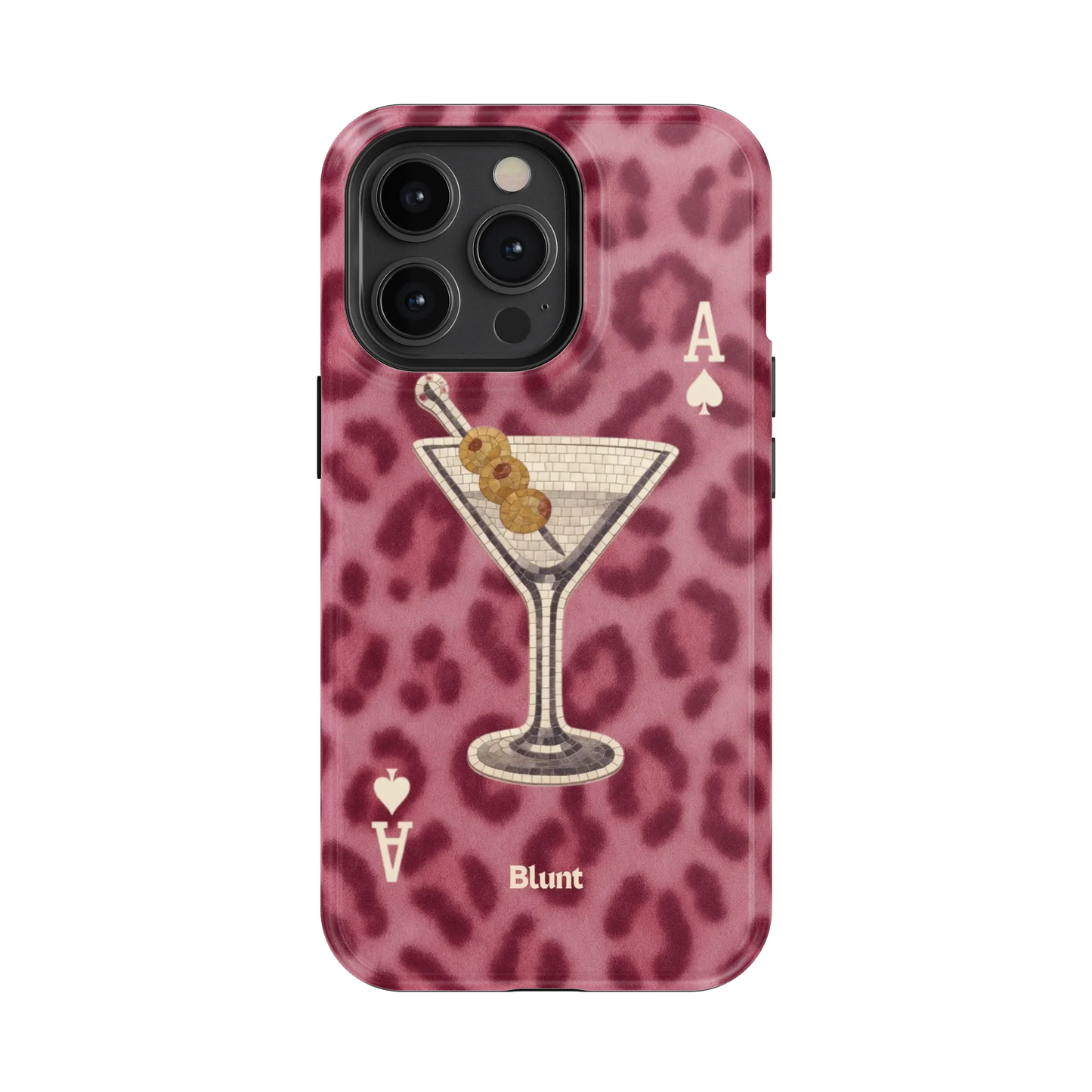Pink Cheetah Dirty Martini iPhone Case