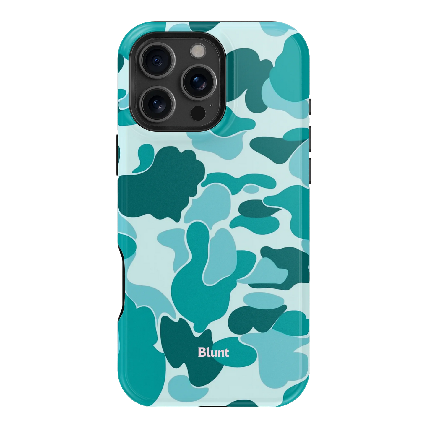 Aqua Camo iPhone Case