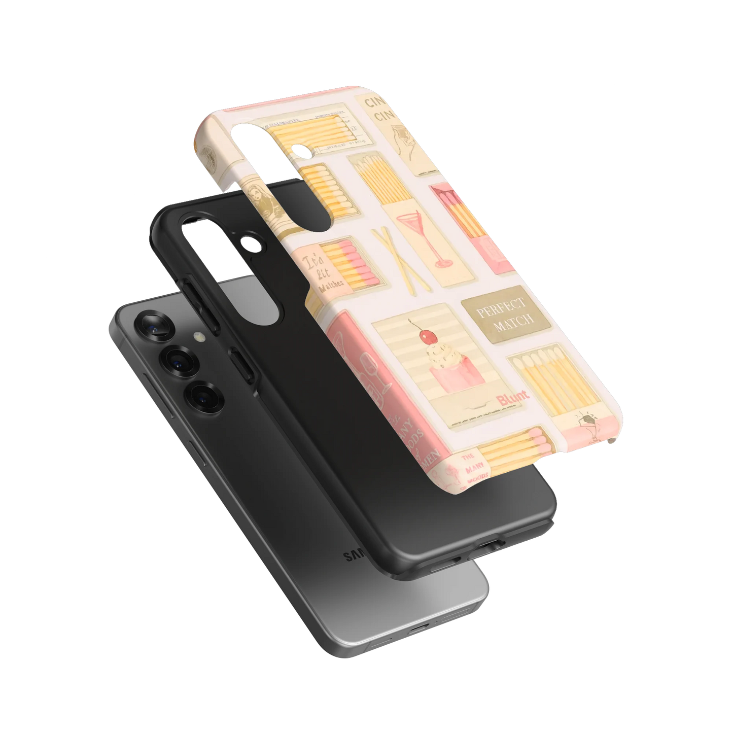 Pink Match Samsung Case
