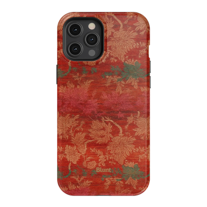 Crimson Tapestry iPhone Case