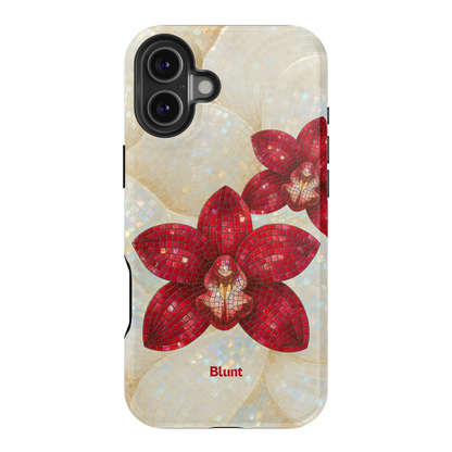 Crimson Orchid iPhone Case
