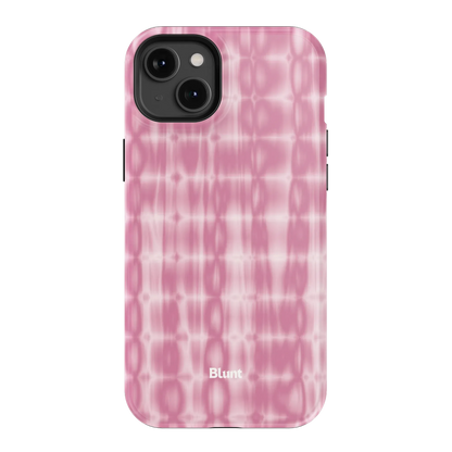 Pink Ripple iPhone Case