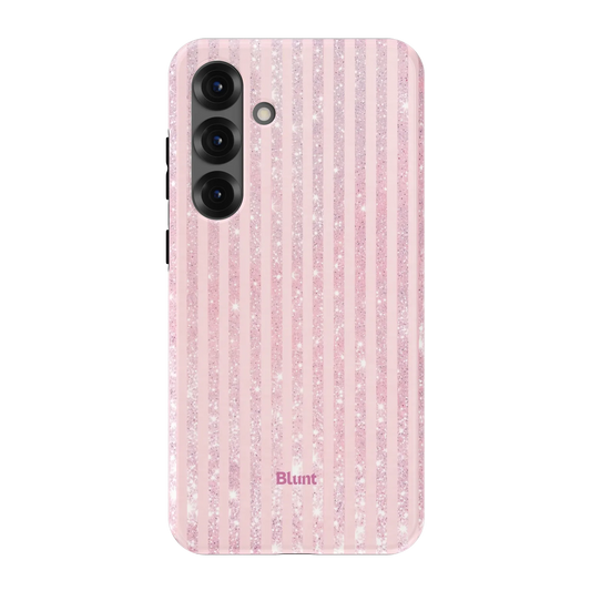 Pink Champagne Stripe Samsung Case