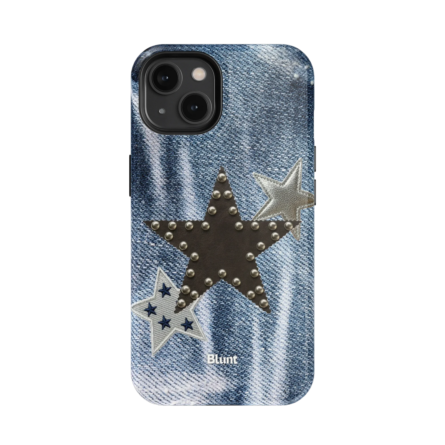 Denim Starstud iPhone Case