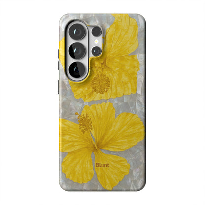 Yellow-Coconut-Bloom-samsung-case-Galaxy S26 Ultra-1