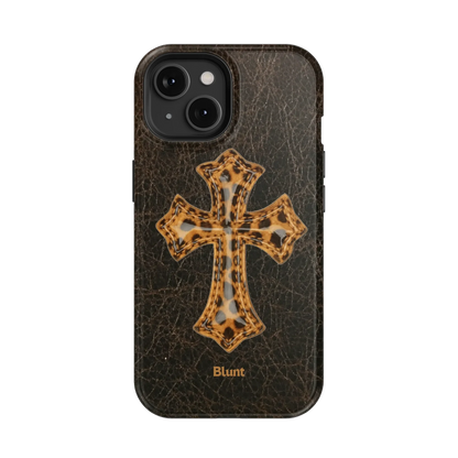 Golden Celine iPhone Case