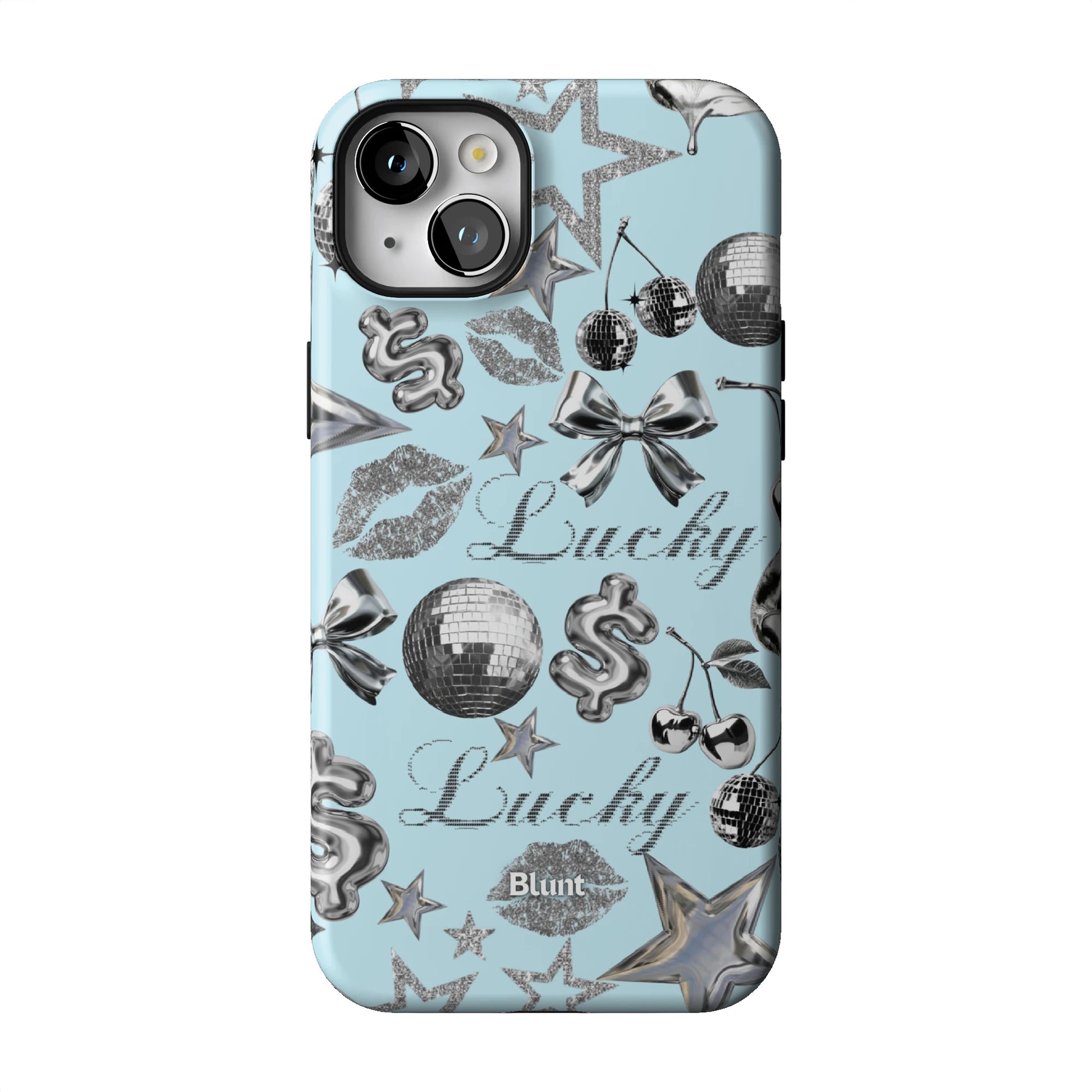 Lucky Baby Blue iPhone Case gallery - Iphone_14_Mini_Air_Plus_1