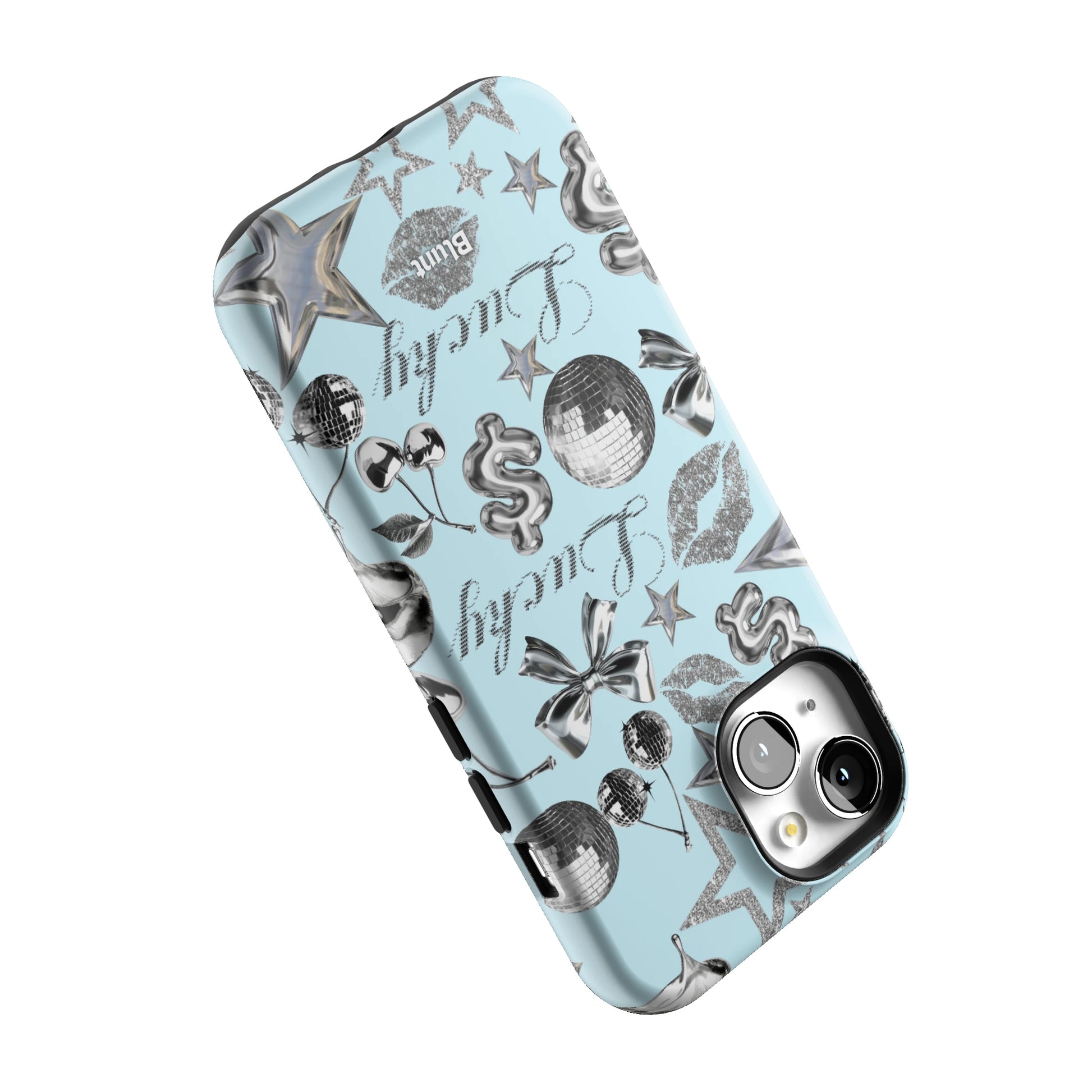 Lucky Baby Blue iPhone Case gallery - Iphone_15_Iphone_5