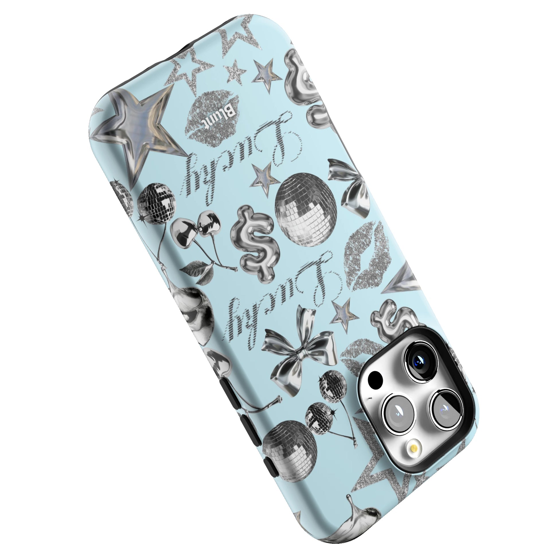 Lucky Baby Blue iPhone Case gallery - Iphone_16_Pro_Max_5