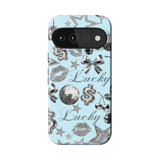 Lucky Baby Blue Pixel Case - Blunt Cases