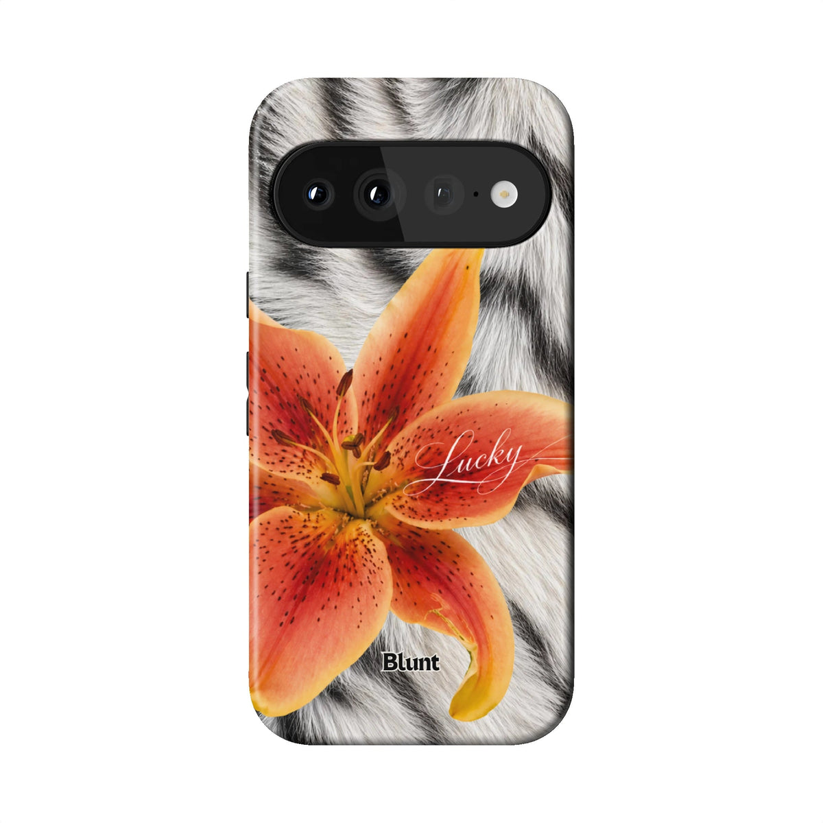 Lucky Floral Fur Pixel Case - Blunt Cases