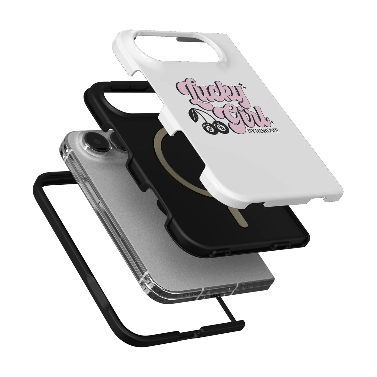 lucky-girl-iphone-case iPhone 18 Duo case, view 6