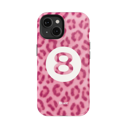 Pink Cheetah Magic 8 iPhone Case
