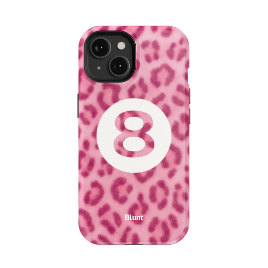 Pink Cheetah Magic 8 iPhone Case