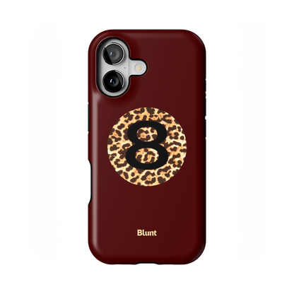Burgundy Magic 8 iPhone Case