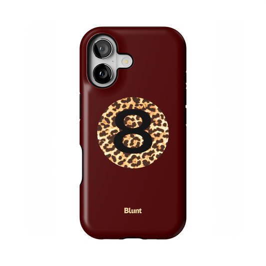 Burgundy Magic 8 iPhone Case