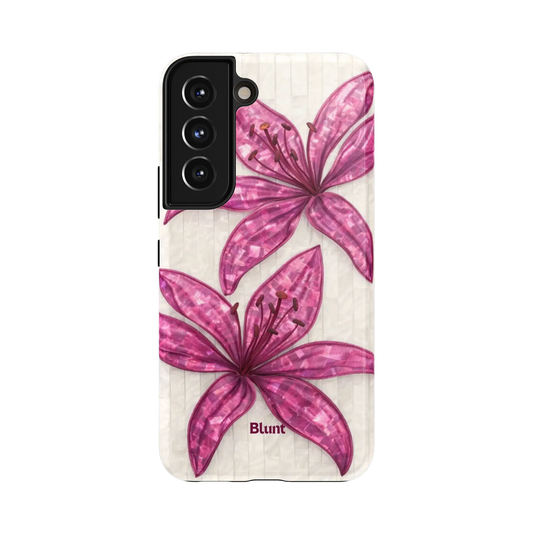 Purple-Floral-Luster-samsung-case-S22-1