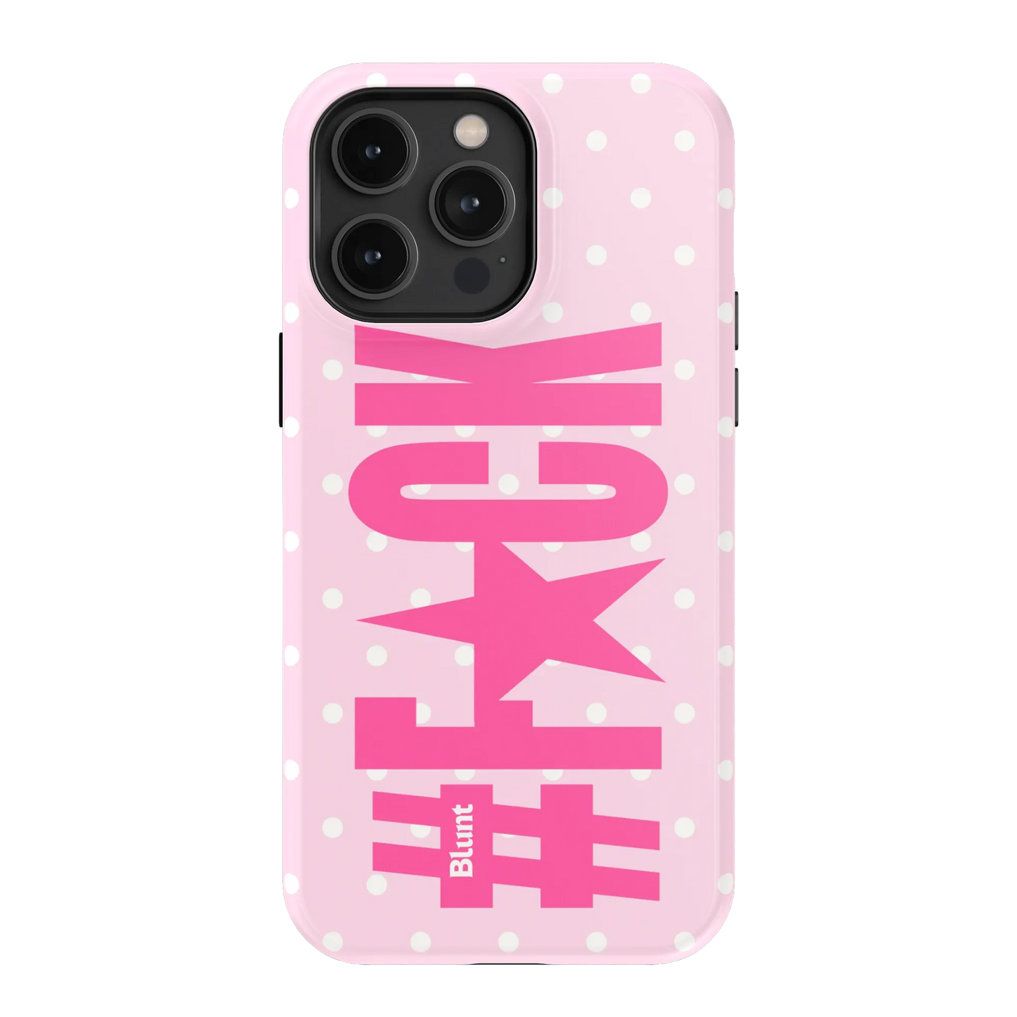 Pink Polka Riot iPhone Case
