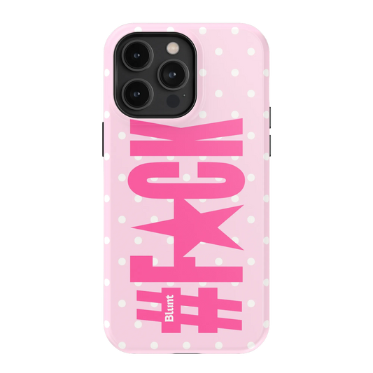 Pink Polka Riot iPhone Case
