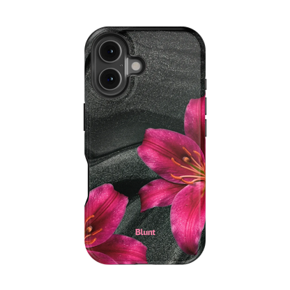 Midnight Petals iPhone Case