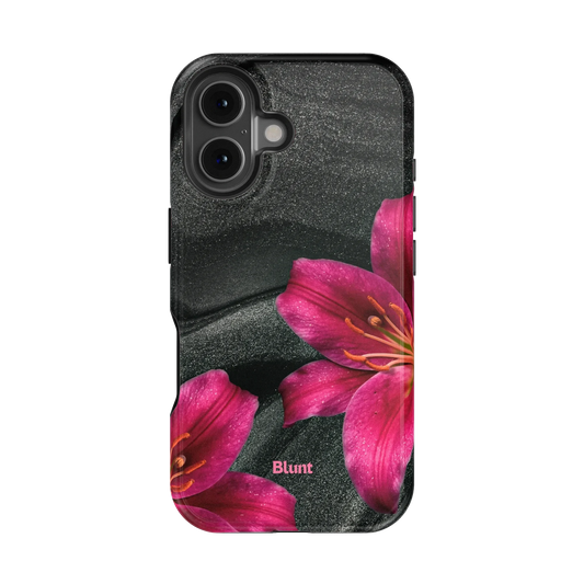 Midnight Petals iPhone Case