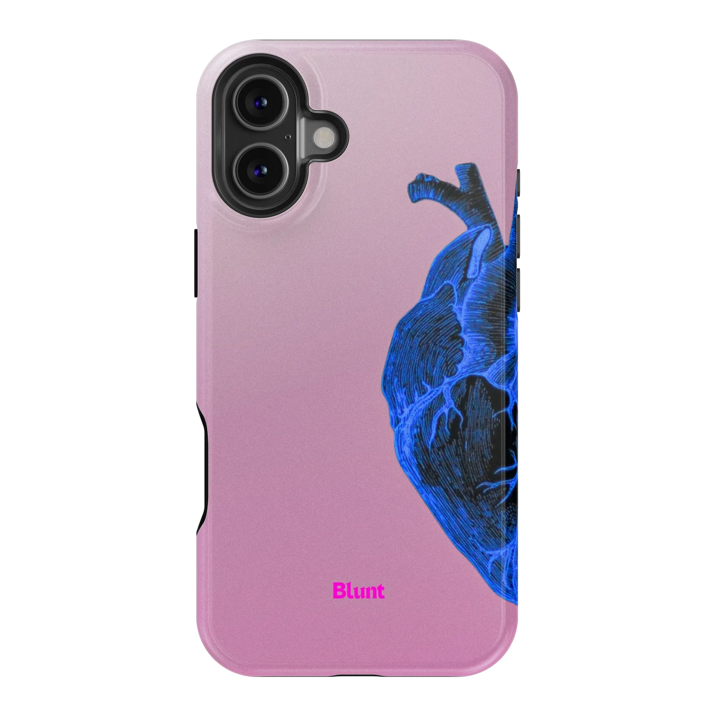 Anatomy Heart Blue iPhone Case