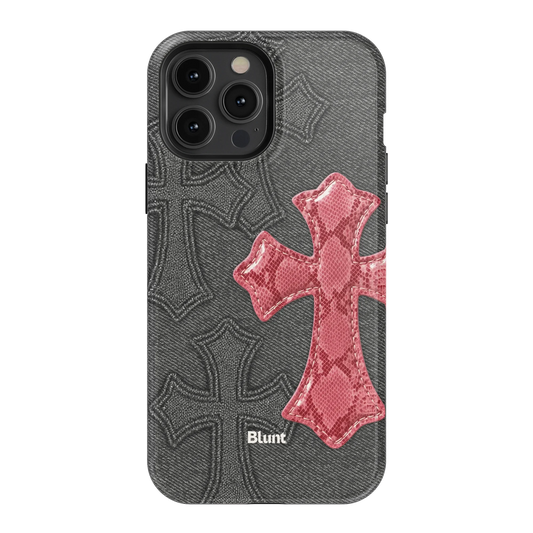 Pinkscale Cross iPhone Case