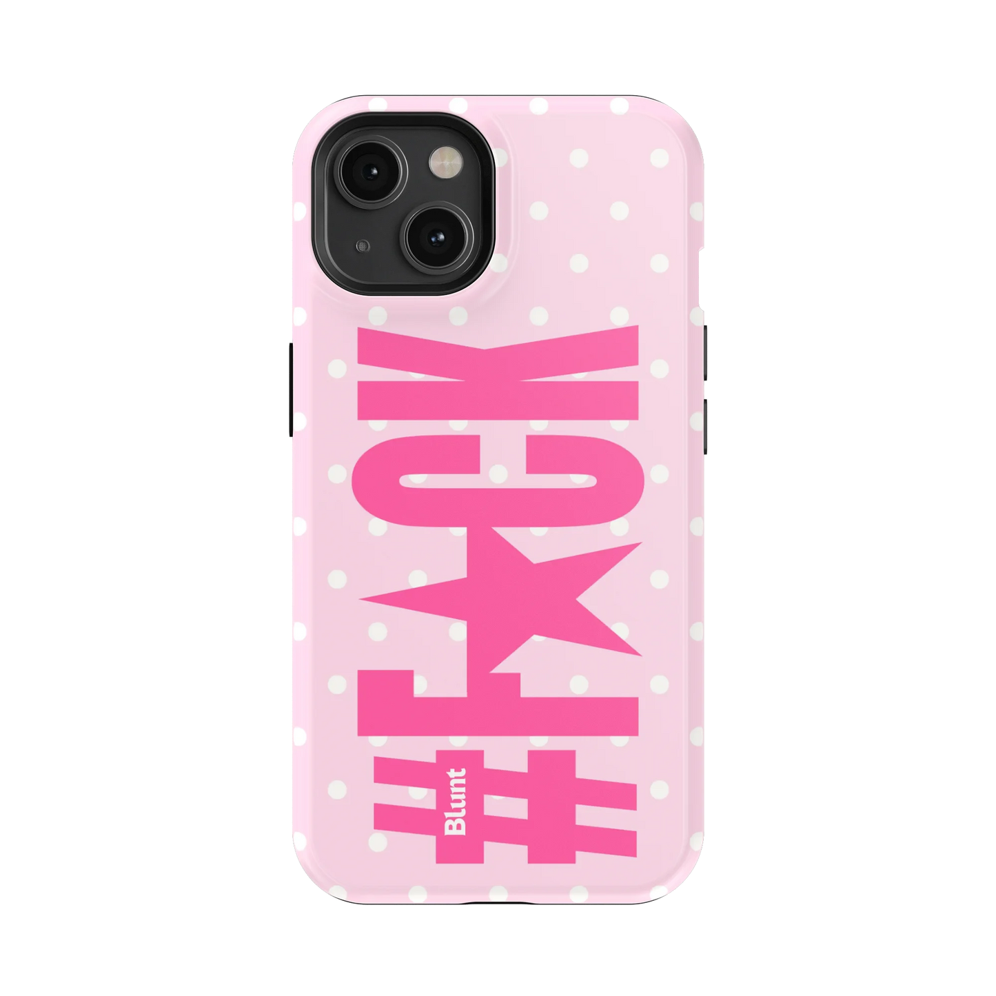 Pink Polka Riot iPhone Case