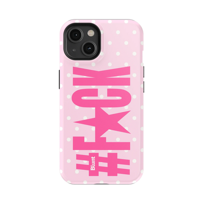 Pink Polka Riot iPhone Case