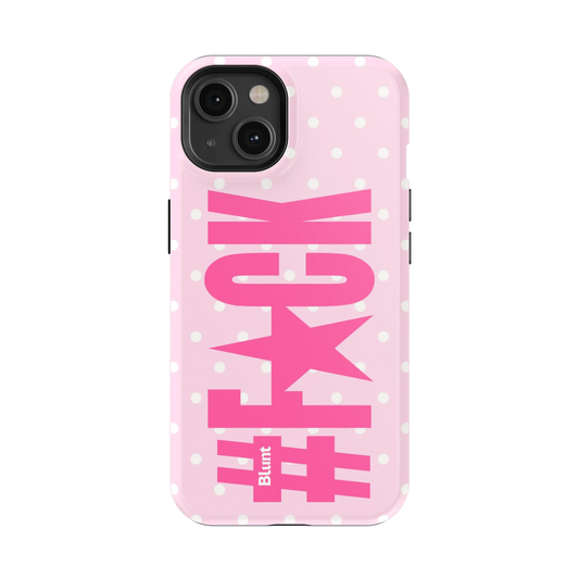 Pink Polka Riot iPhone Case