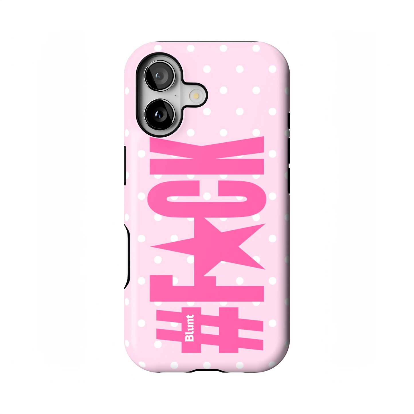 Pink Polka Riot iPhone Case