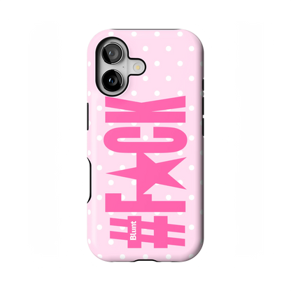 Pink Polka Riot iPhone Case