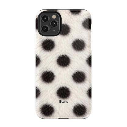 Polka Fuzz iPhone Case