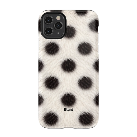Polka Fuzz iPhone Case