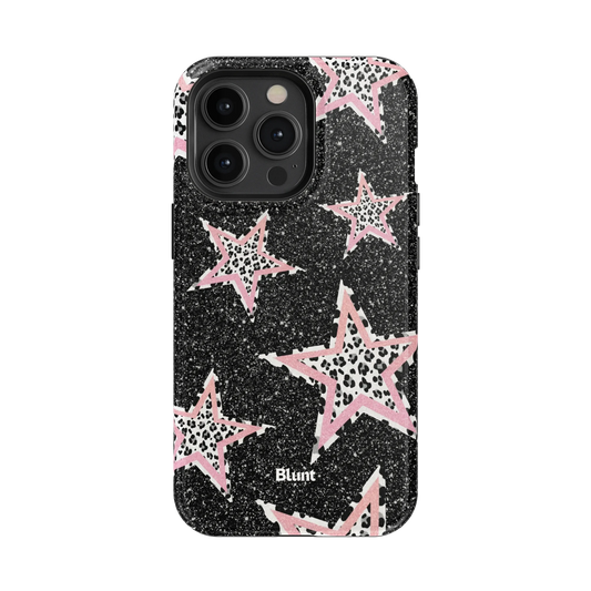 Pink Zebra Stars iPhone Case