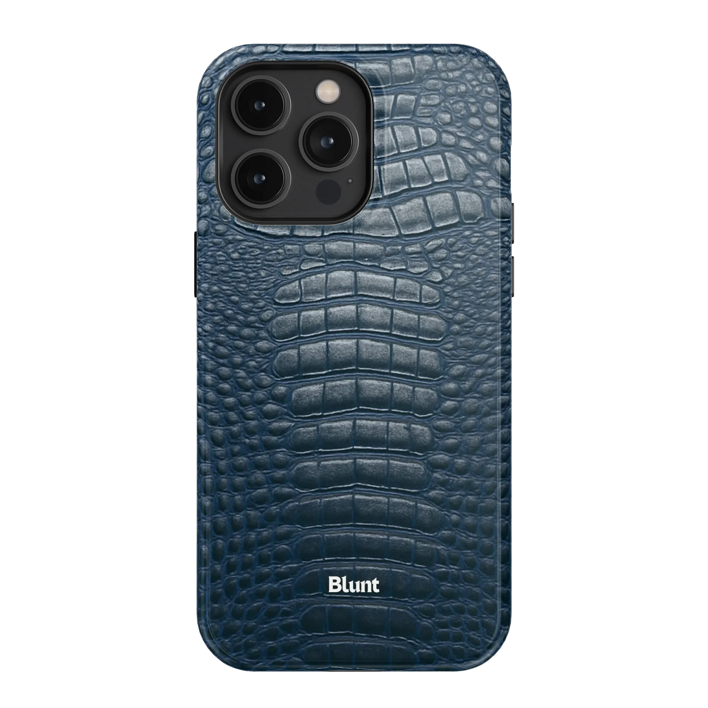 Navy Croc iPhone Case