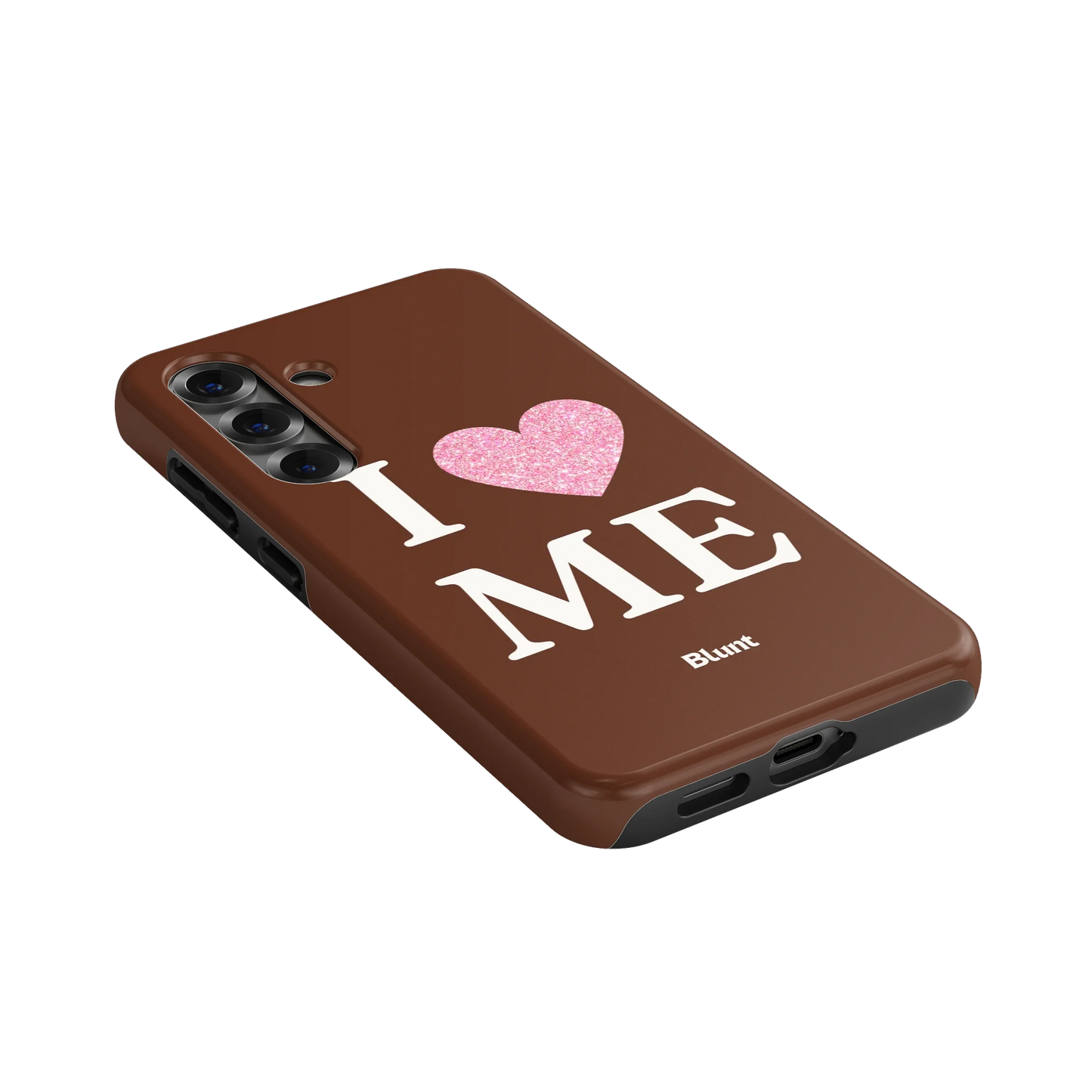 Brown I Love Me Samsung Case