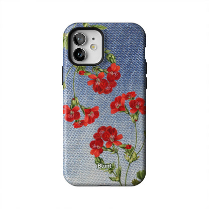 Denim-Posy-iphone-case-iPhone 12-1