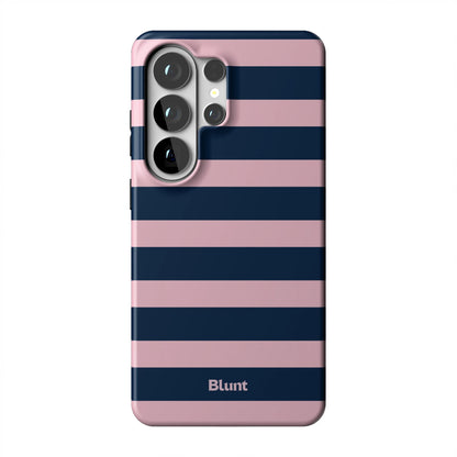 Blueberry Blush Stripe Samsung Case