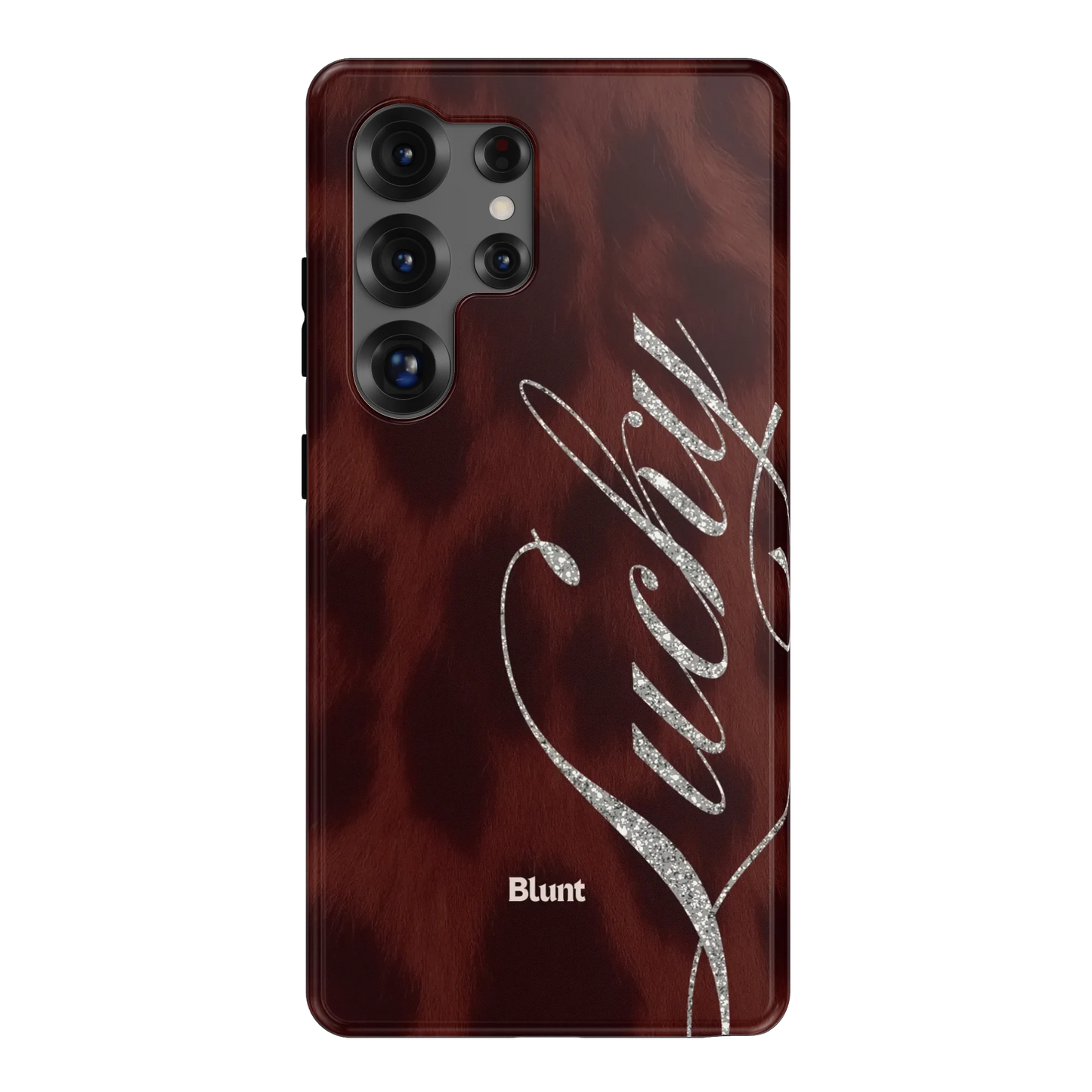 Brown Cheetah Lucky Samsung Case