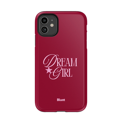 Dream Girl Maroon iPhone Case