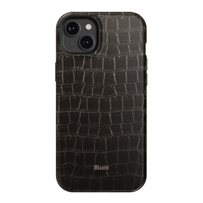 Onyx Croc iPhone Case