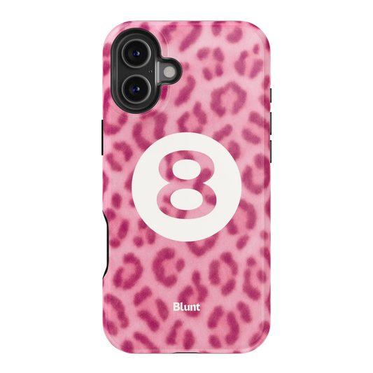 Pink Cheetah Magic 8 iPhone Case