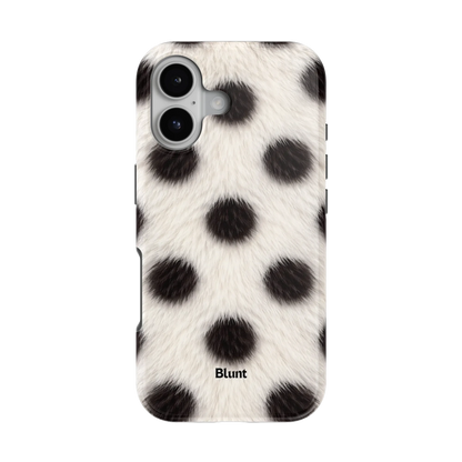 Polka Fuzz iPhone Case