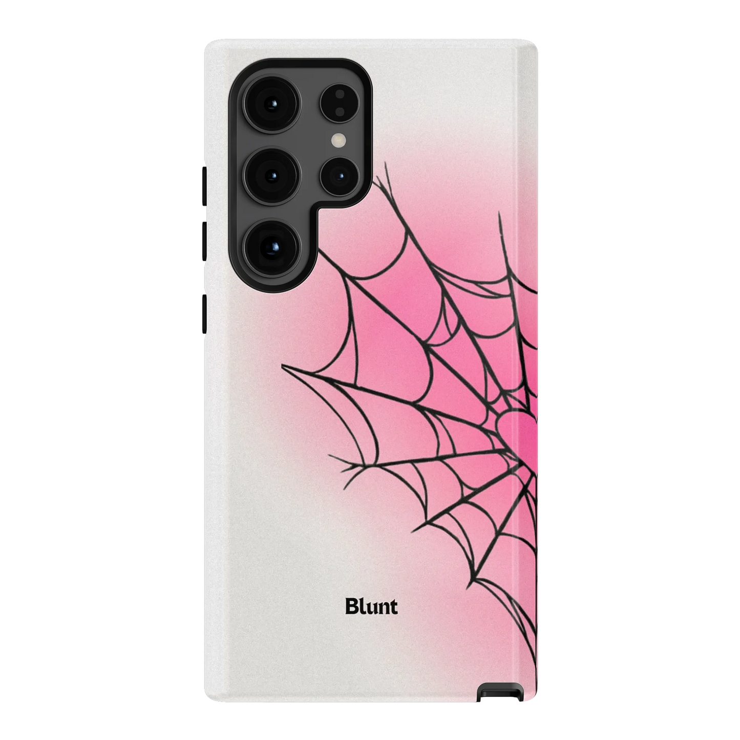 White Pink Web Samsung Case