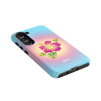 Hibiscus-Glow-samsung-case-Galaxy S23-2