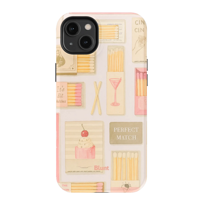 Pink Match iPhone Case
