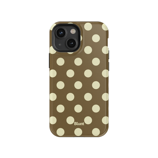 Toffee Cream Dot iPhone Case