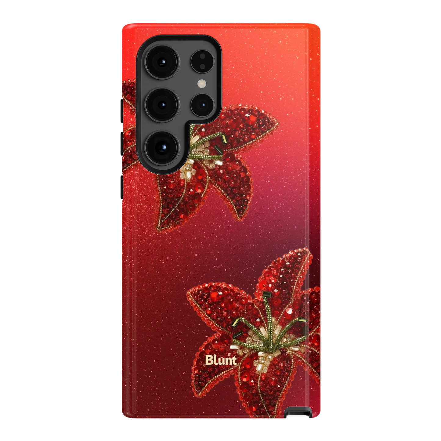 Scarlet Petals Samsung Case