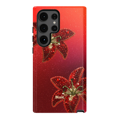 Scarlet Petals Samsung Case